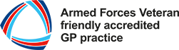 Military veteran aware accreditation logo
